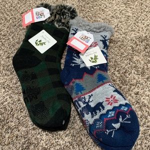 MukLuks Faux-Shearling Lined Socks NWT